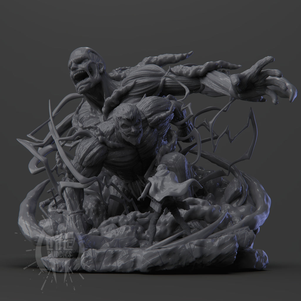 Attack On Titan 3D printed collectible figure – limited edition