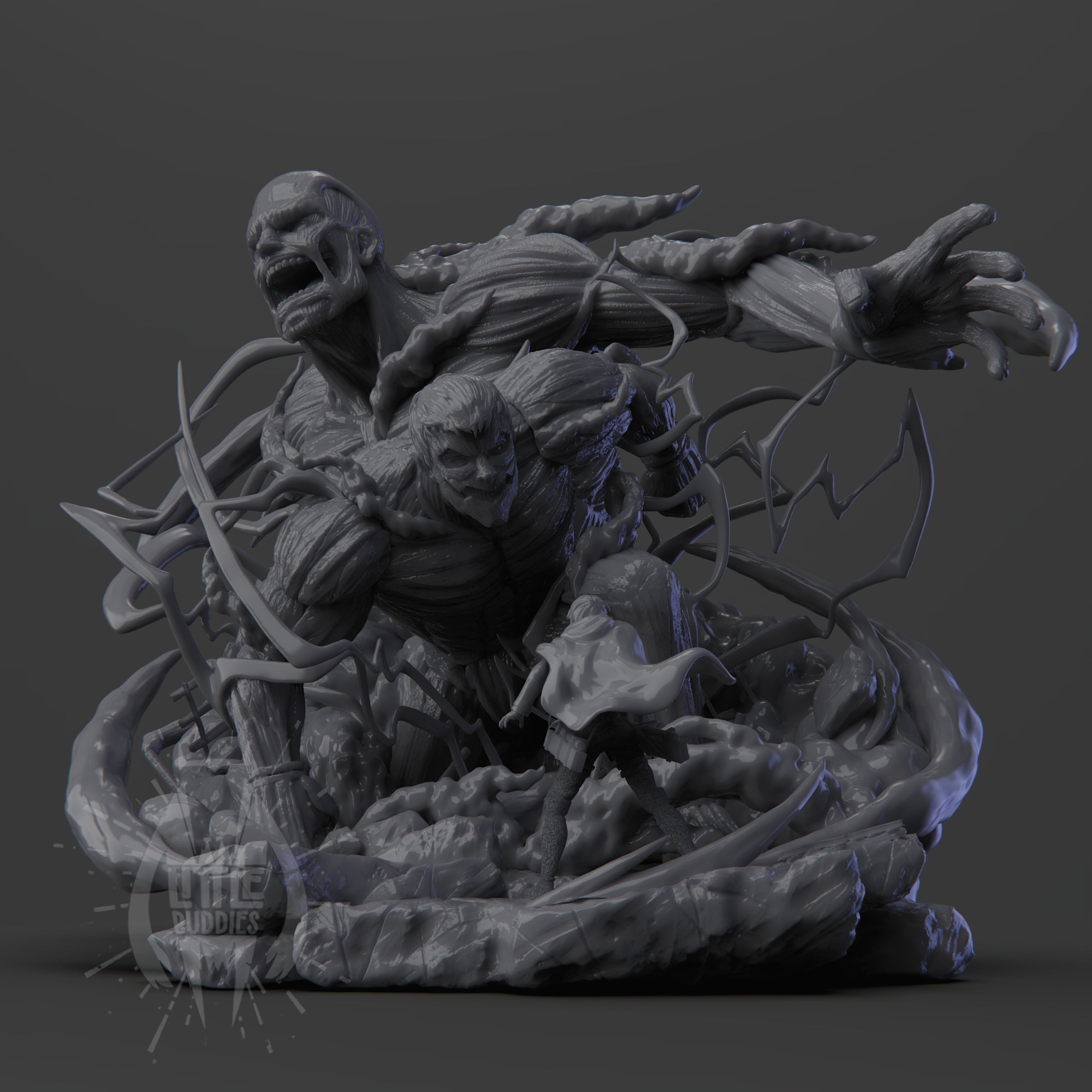 Attack On Titan 3D printed collectible figure – limited edition