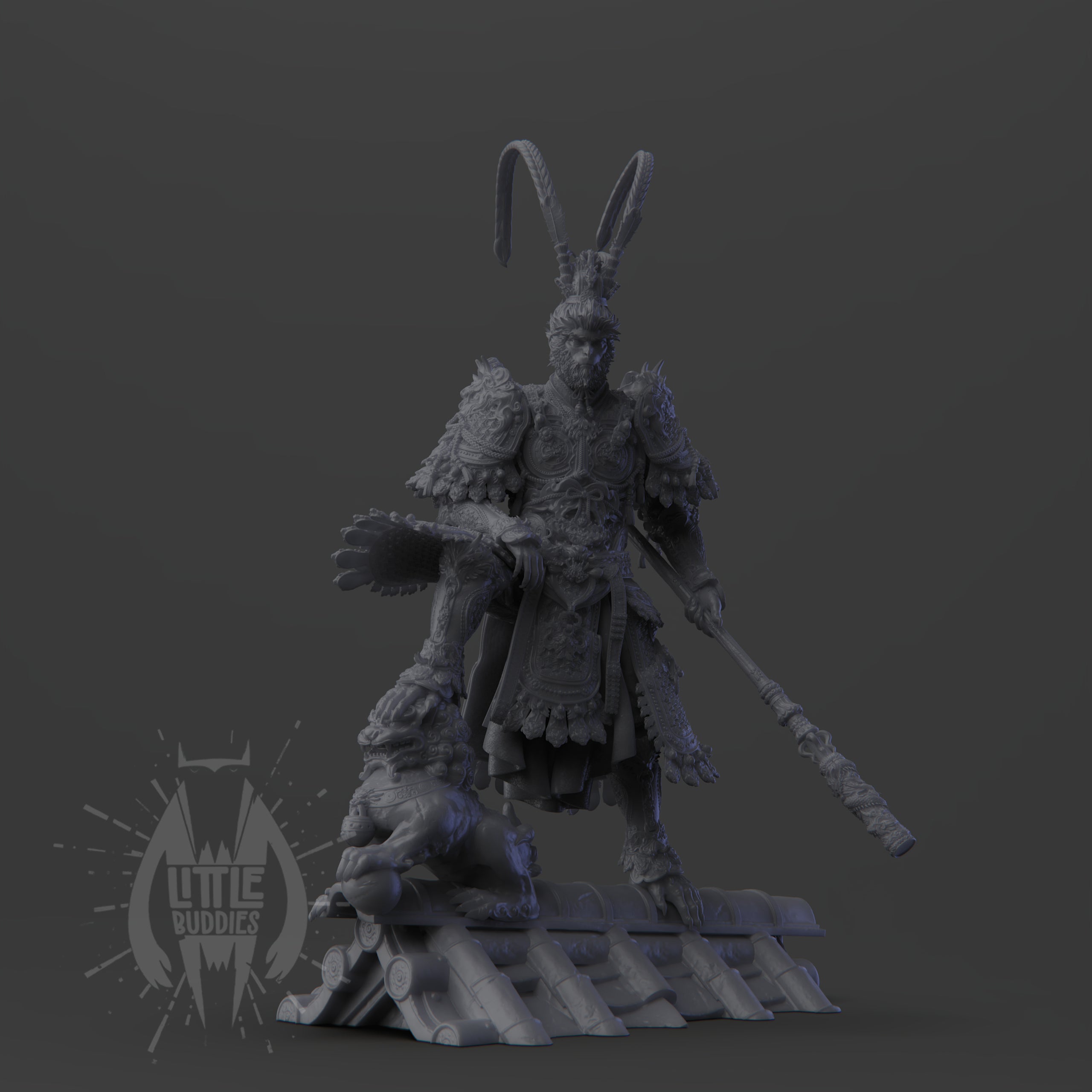 Black Myth Wukong 3D printed collectible figure – limited edition