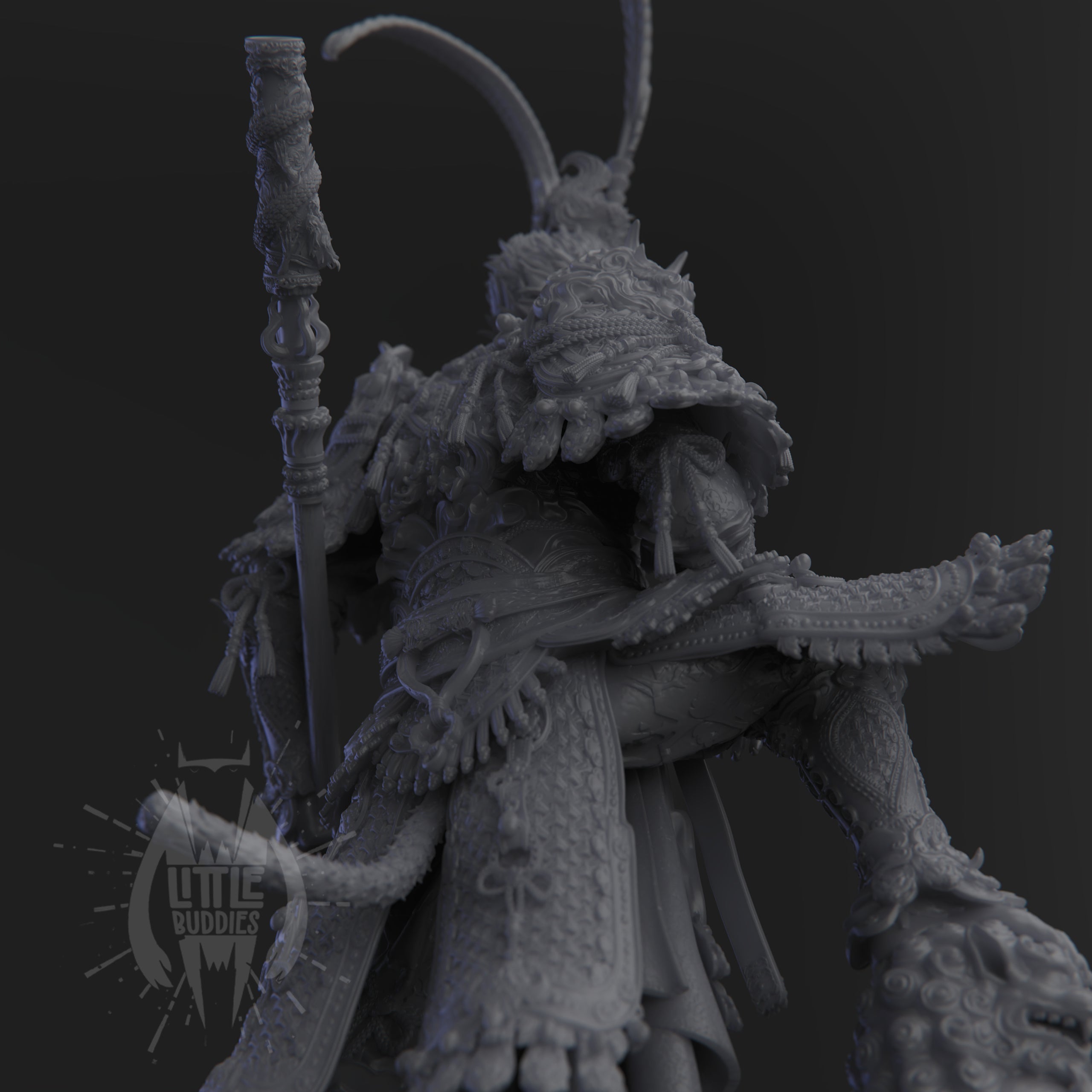 Black Myth Wukong 3D printed collectible figure – limited edition