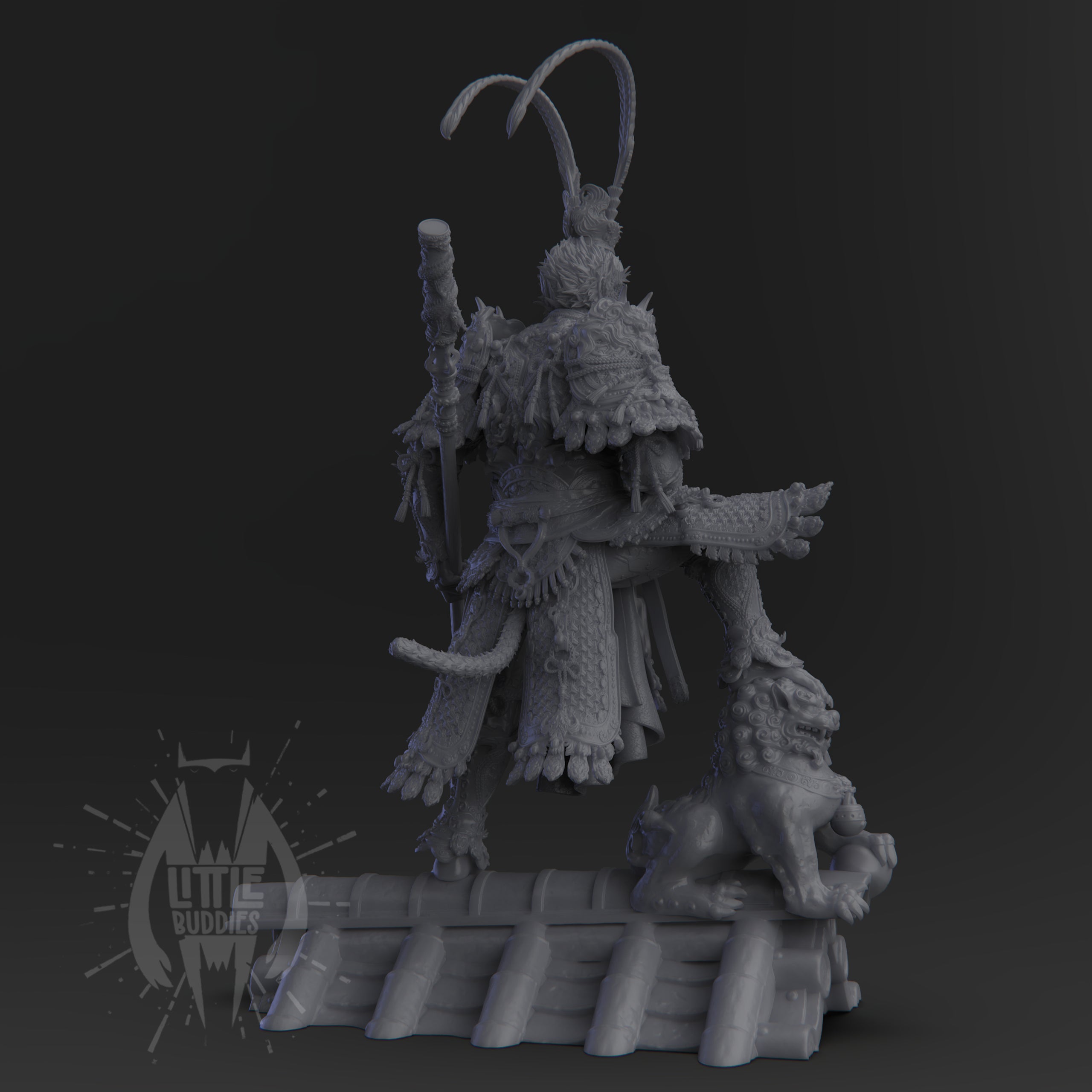 Black Myth Wukong 3D printed collectible figure – limited edition