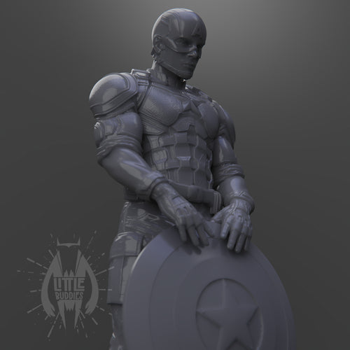 Captain America 3D printed collectible figure – limited edition