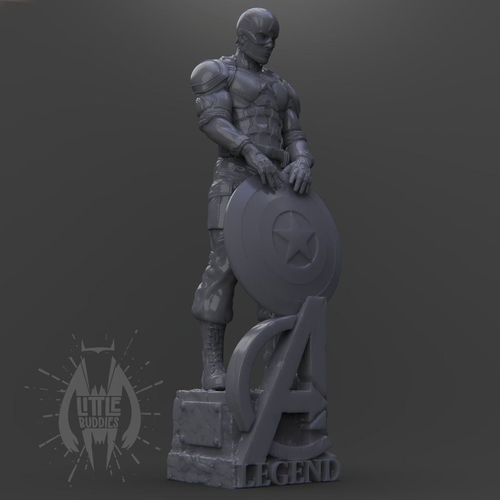 Captain America 3D printed collectible figure – limited edition