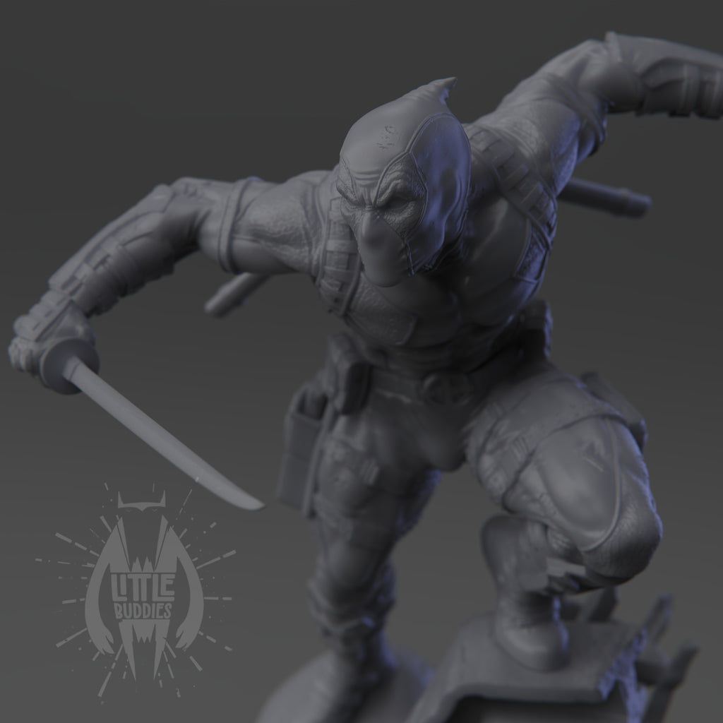Deadpool 3D printed collectible figure – limited edition