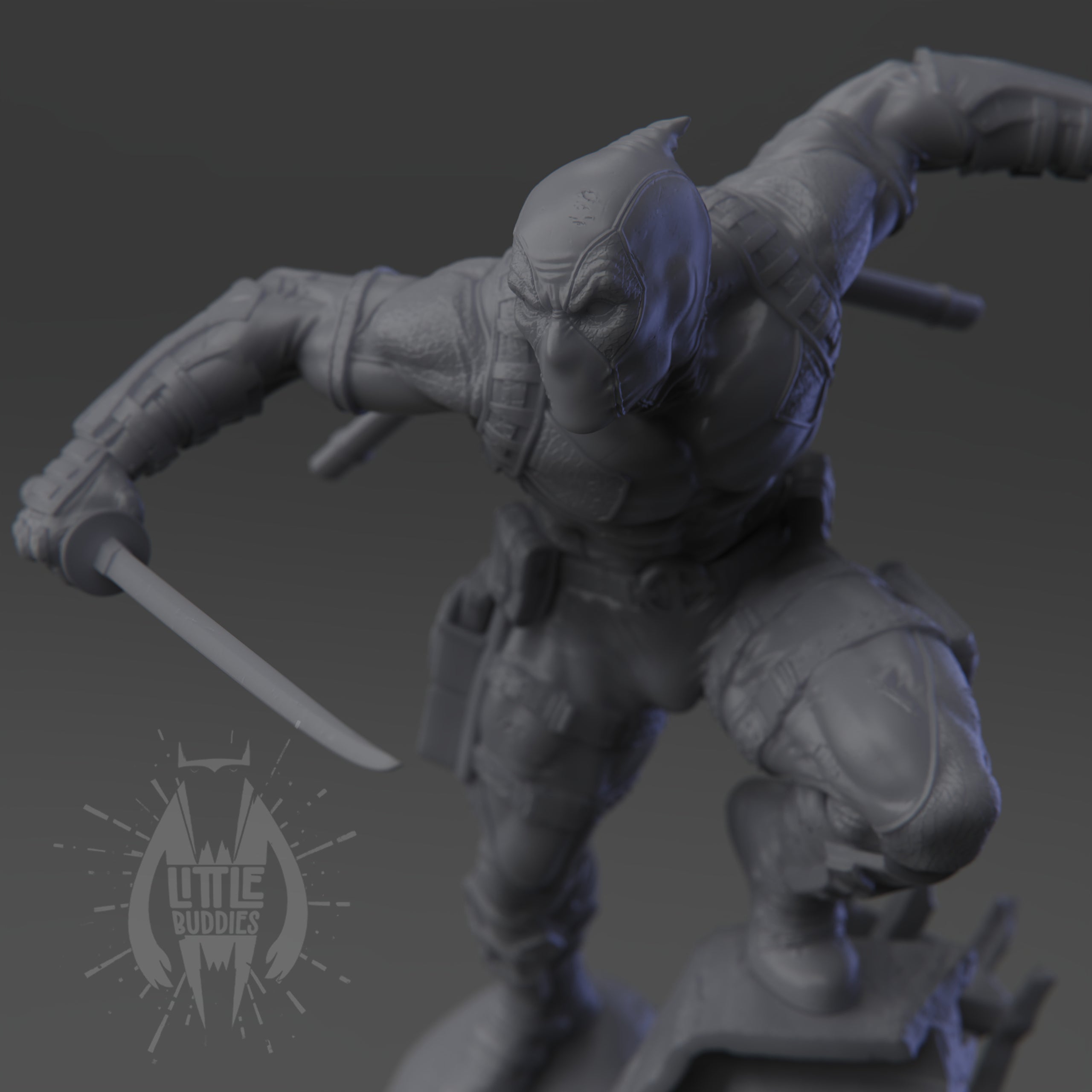 Deadpool 3D printed collectible figure – limited edition