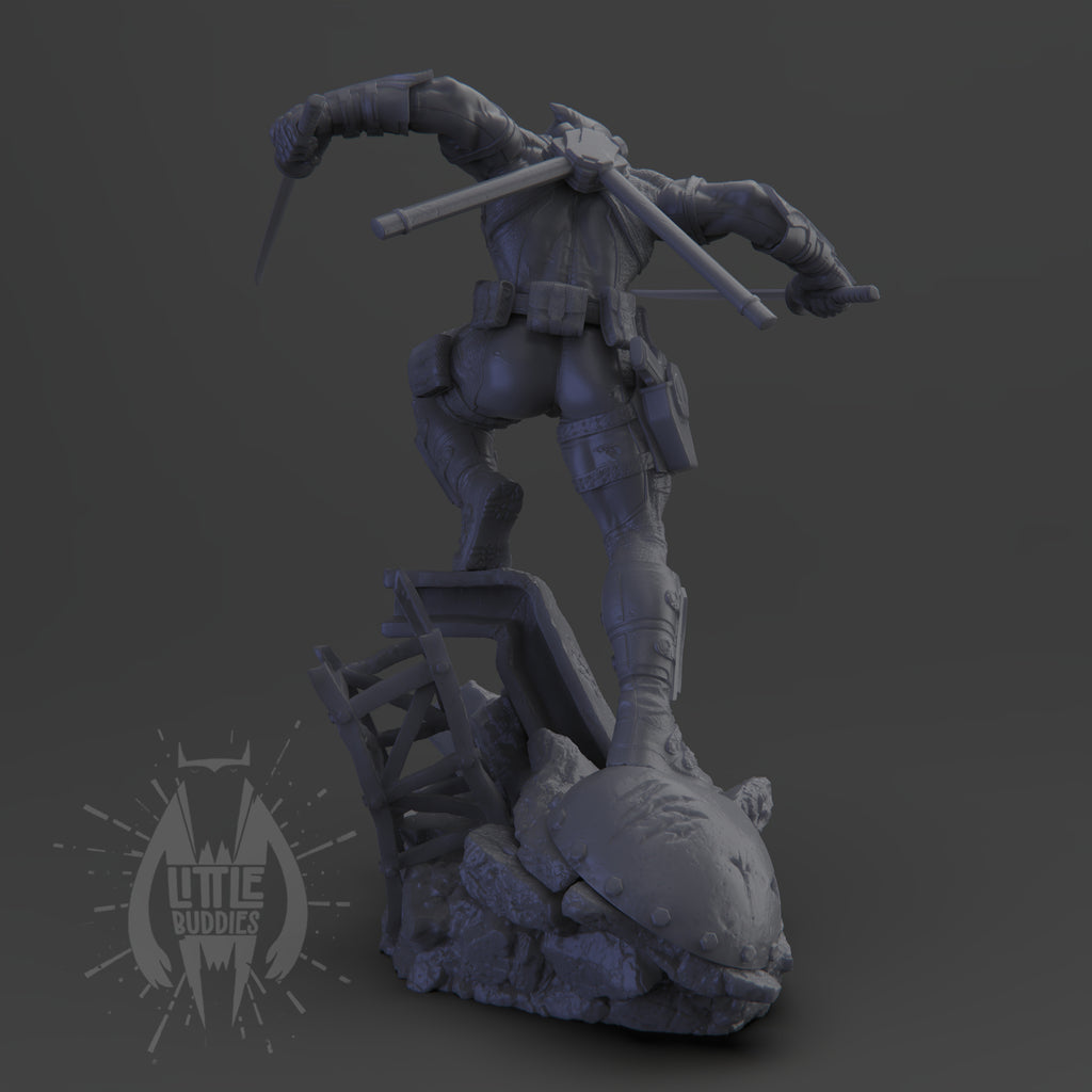 Deadpool 3D printed collectible figure – limited edition