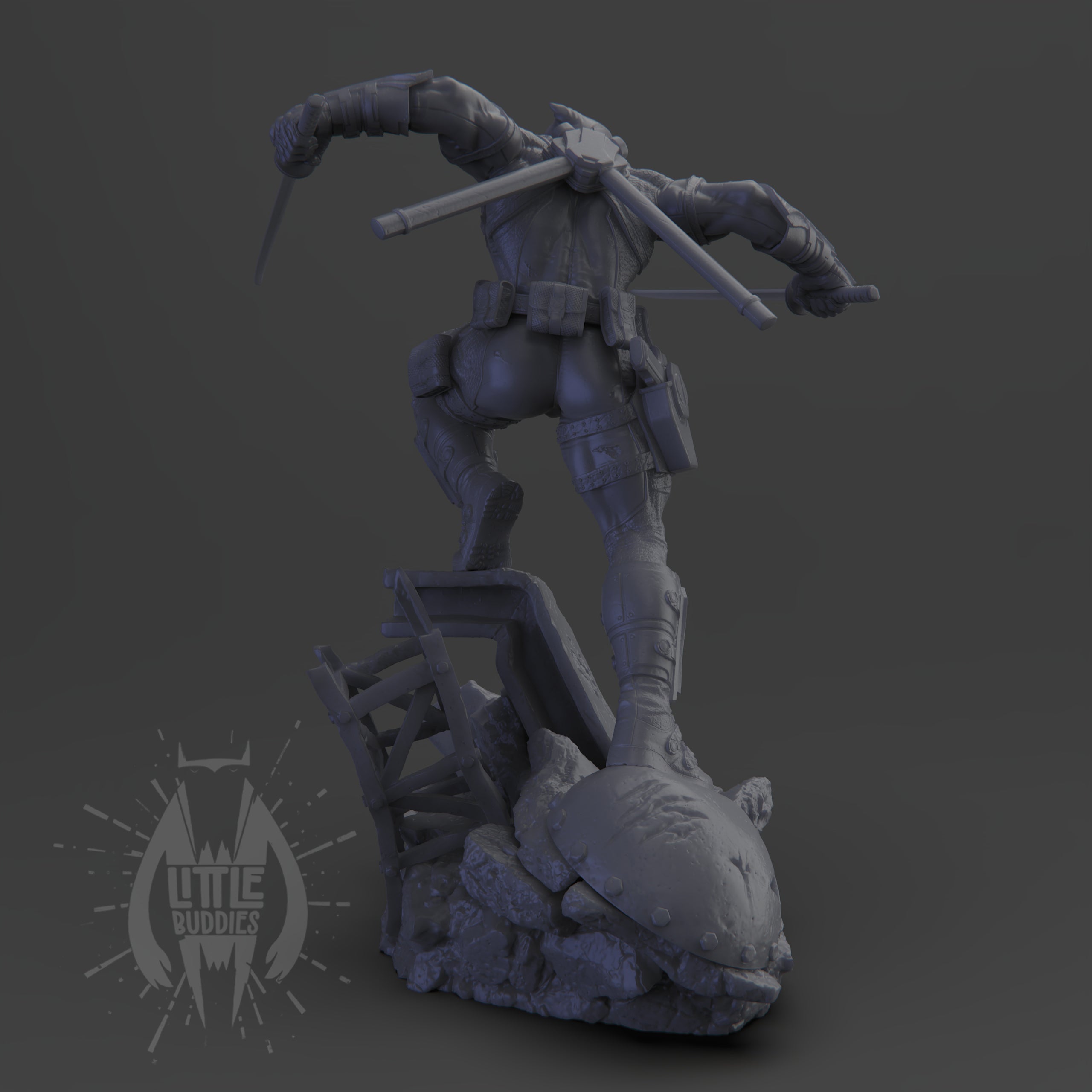 Deadpool 3D printed collectible figure – limited edition