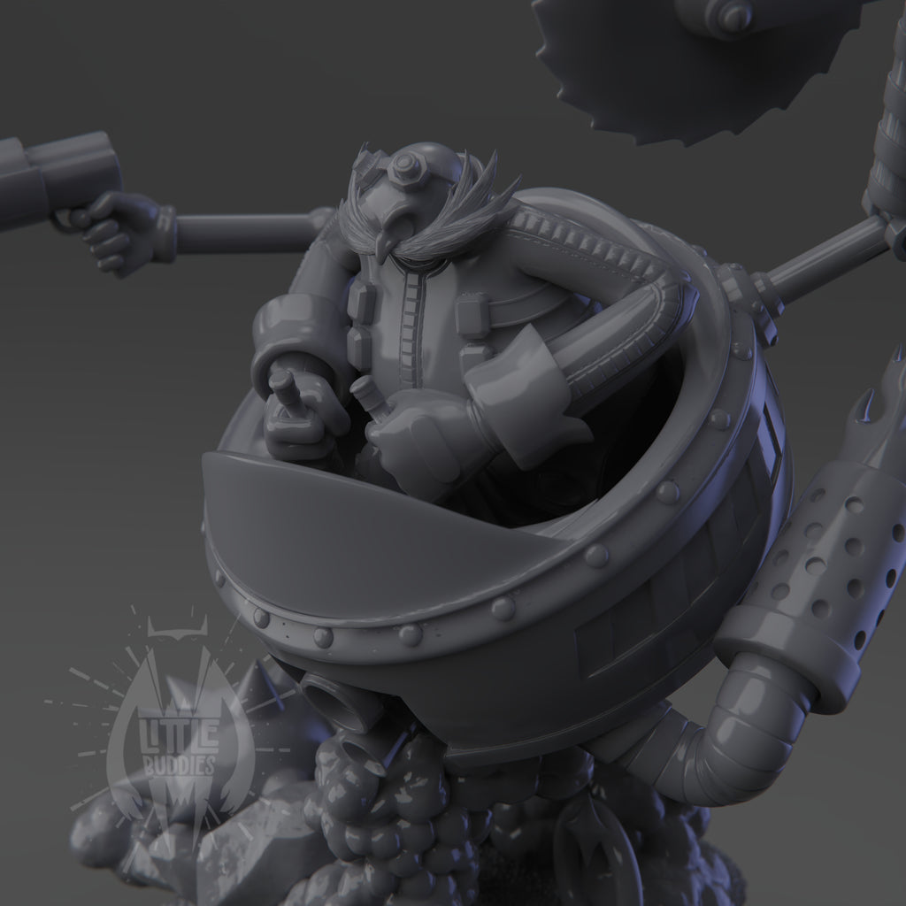 DrEggman 3D printed collectible figure – limited edition