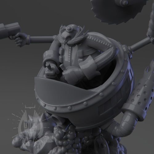DrEggman 3D printed collectible figure – limited edition