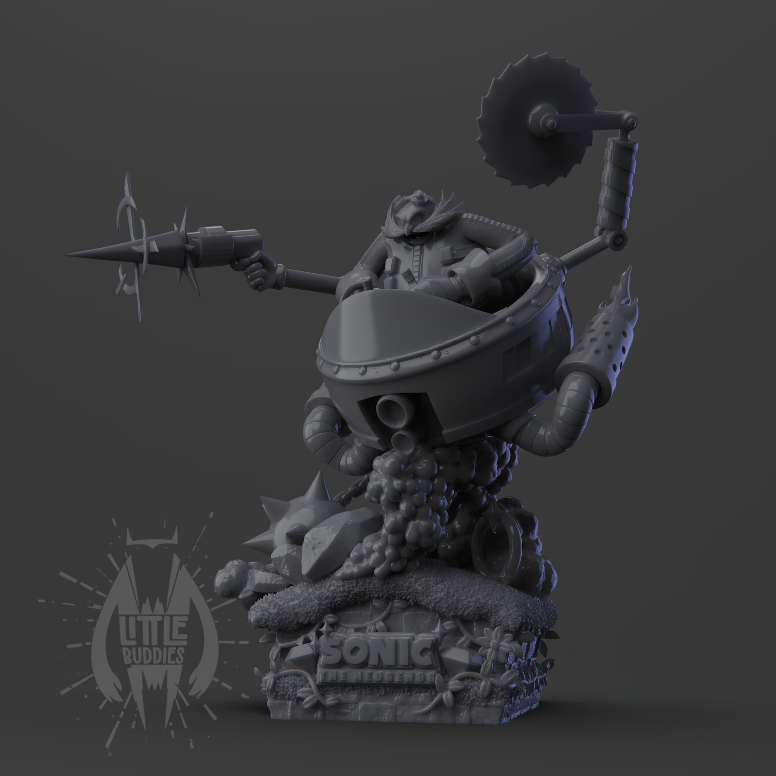 DrEggman 3D printed collectible figure – limited edition