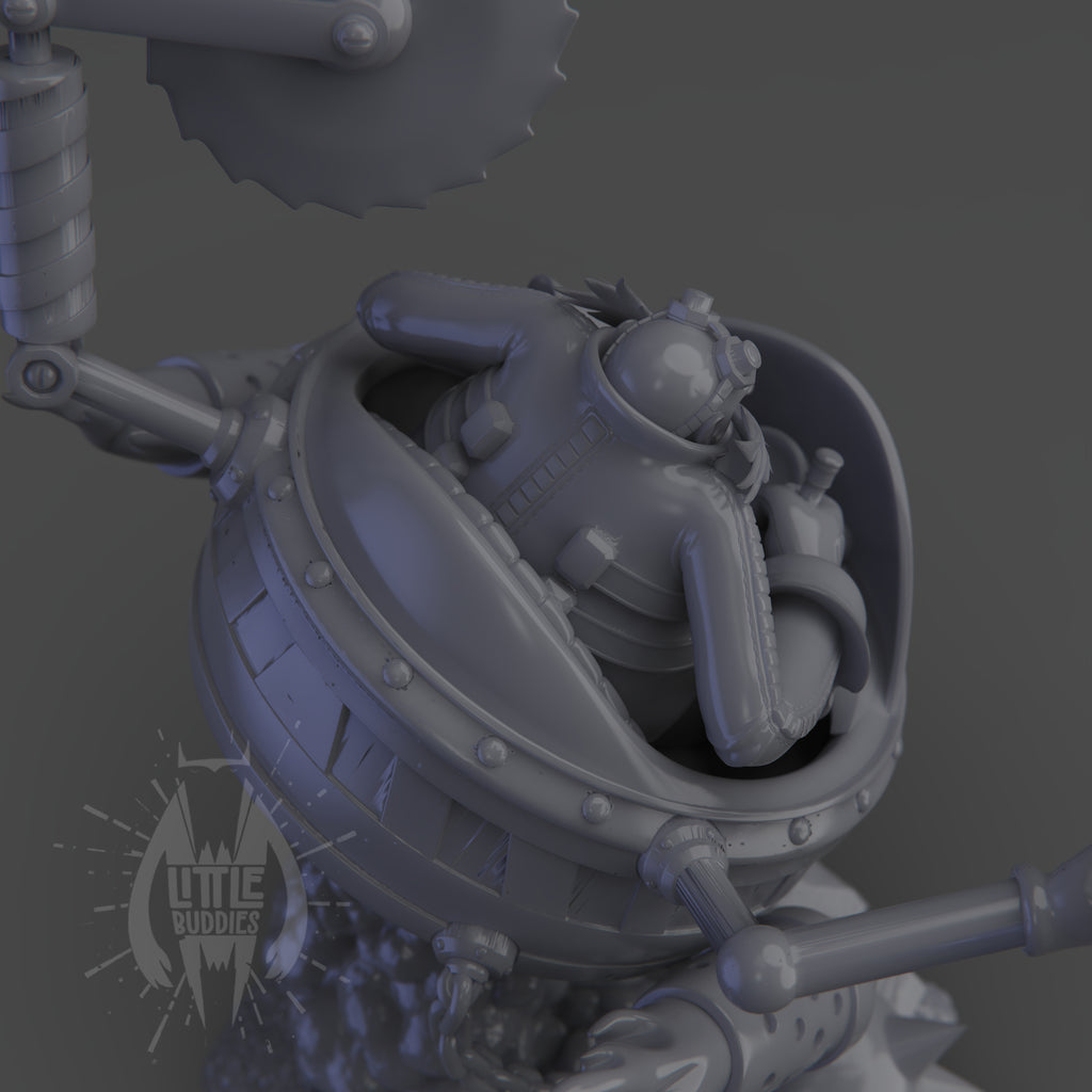 DrEggman 3D printed collectible figure – limited edition