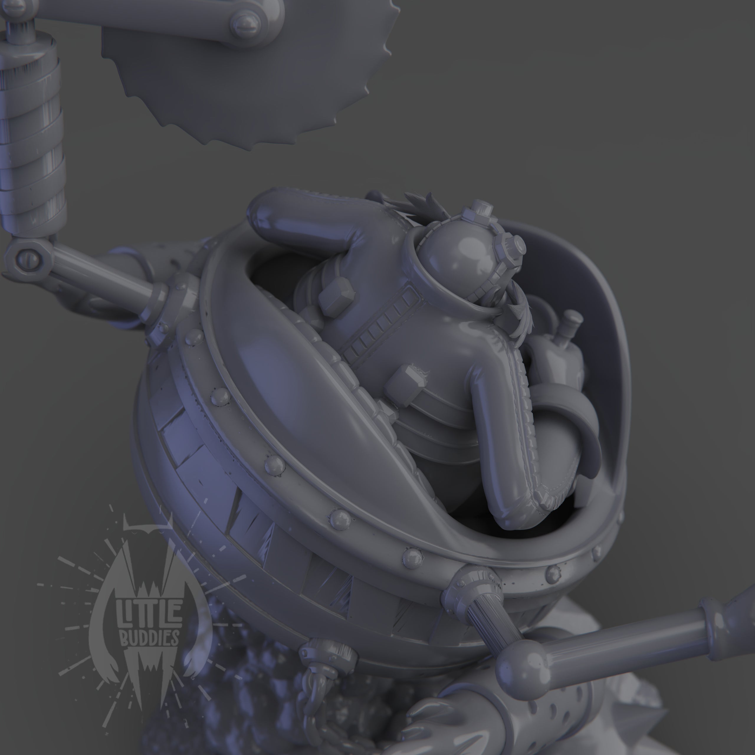 DrEggman 3D printed collectible figure – limited edition