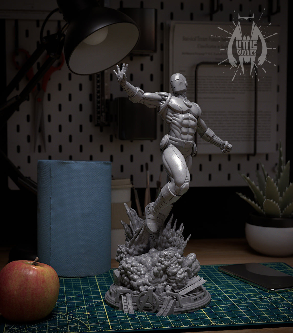Ironman 3D printed collectible figure – limited edition