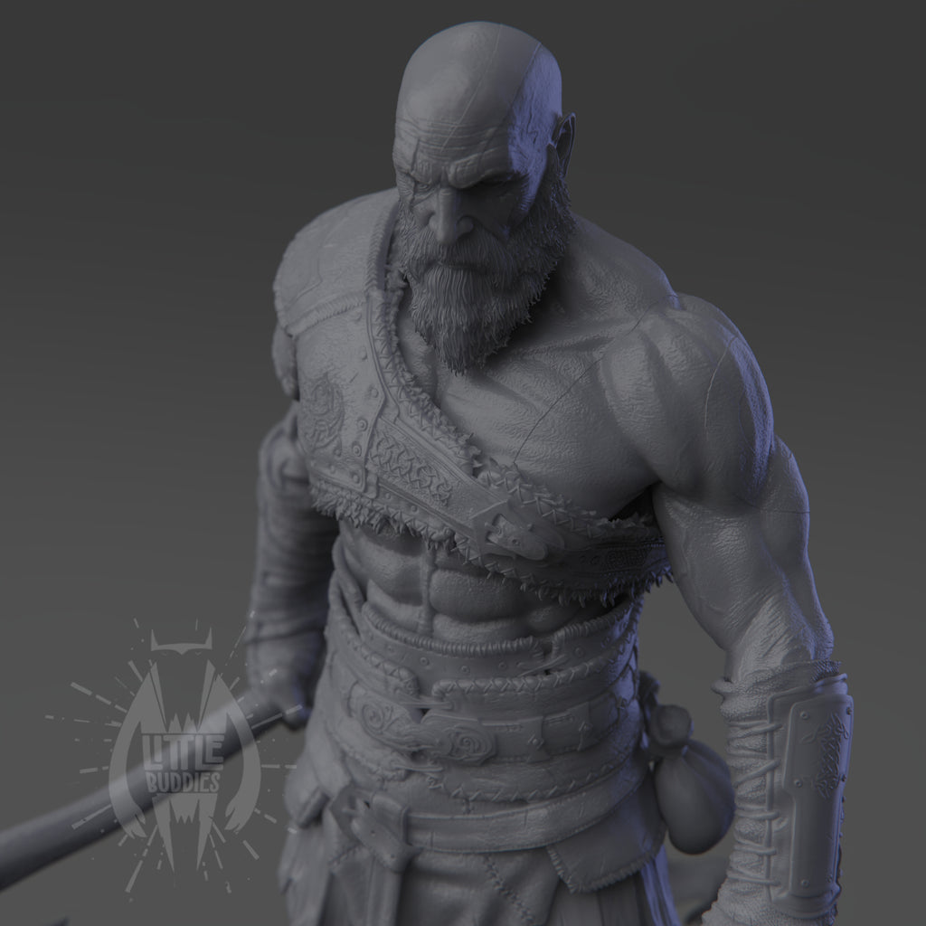 Kratos 3D printed collectible figure – limited edition