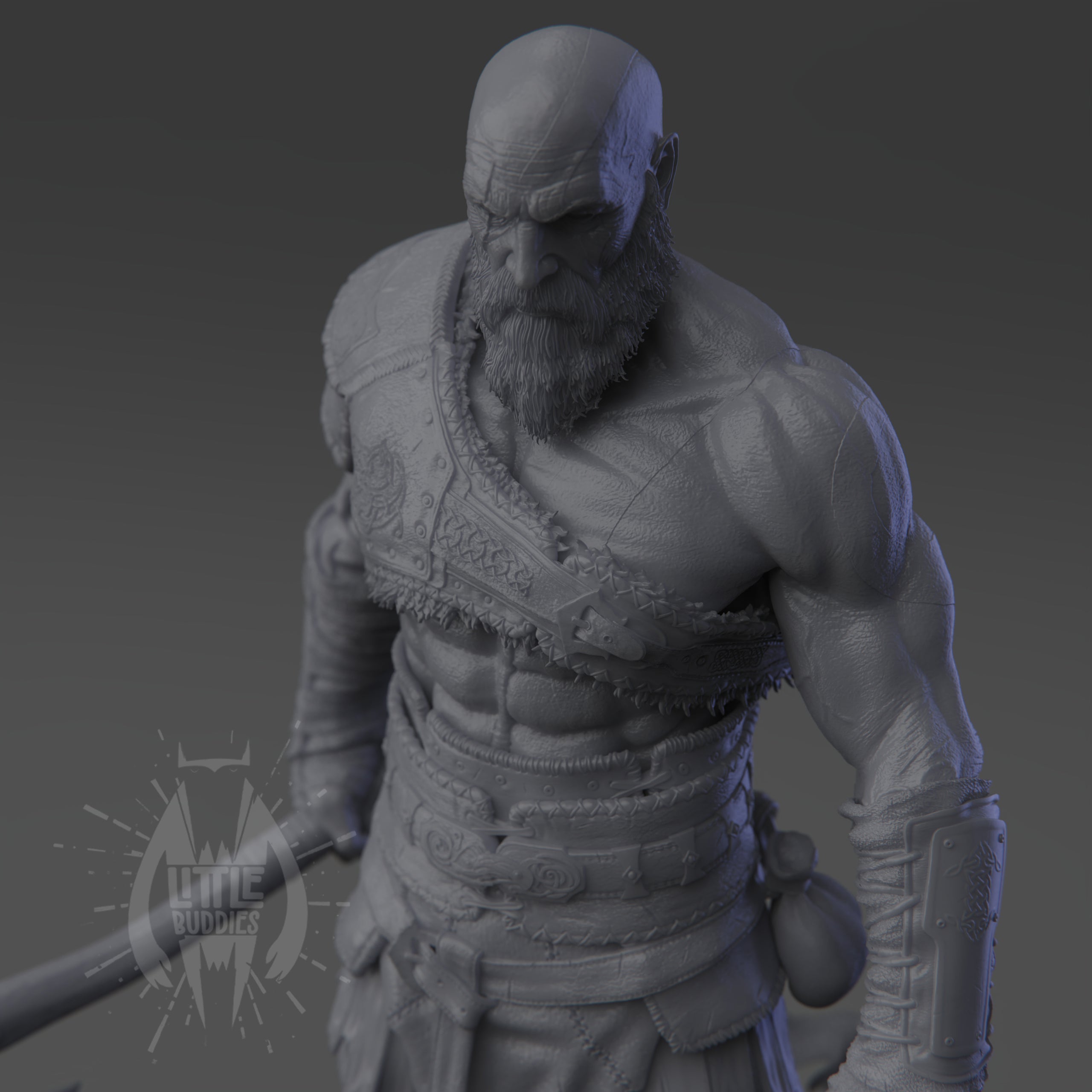 Kratos 3D printed collectible figure – limited edition