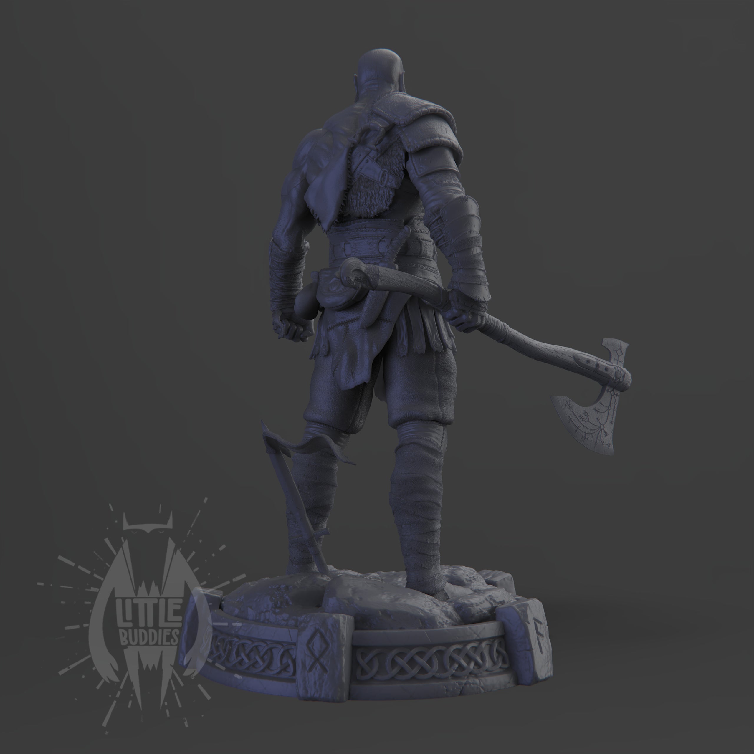 Kratos 3D printed collectible figure – limited edition