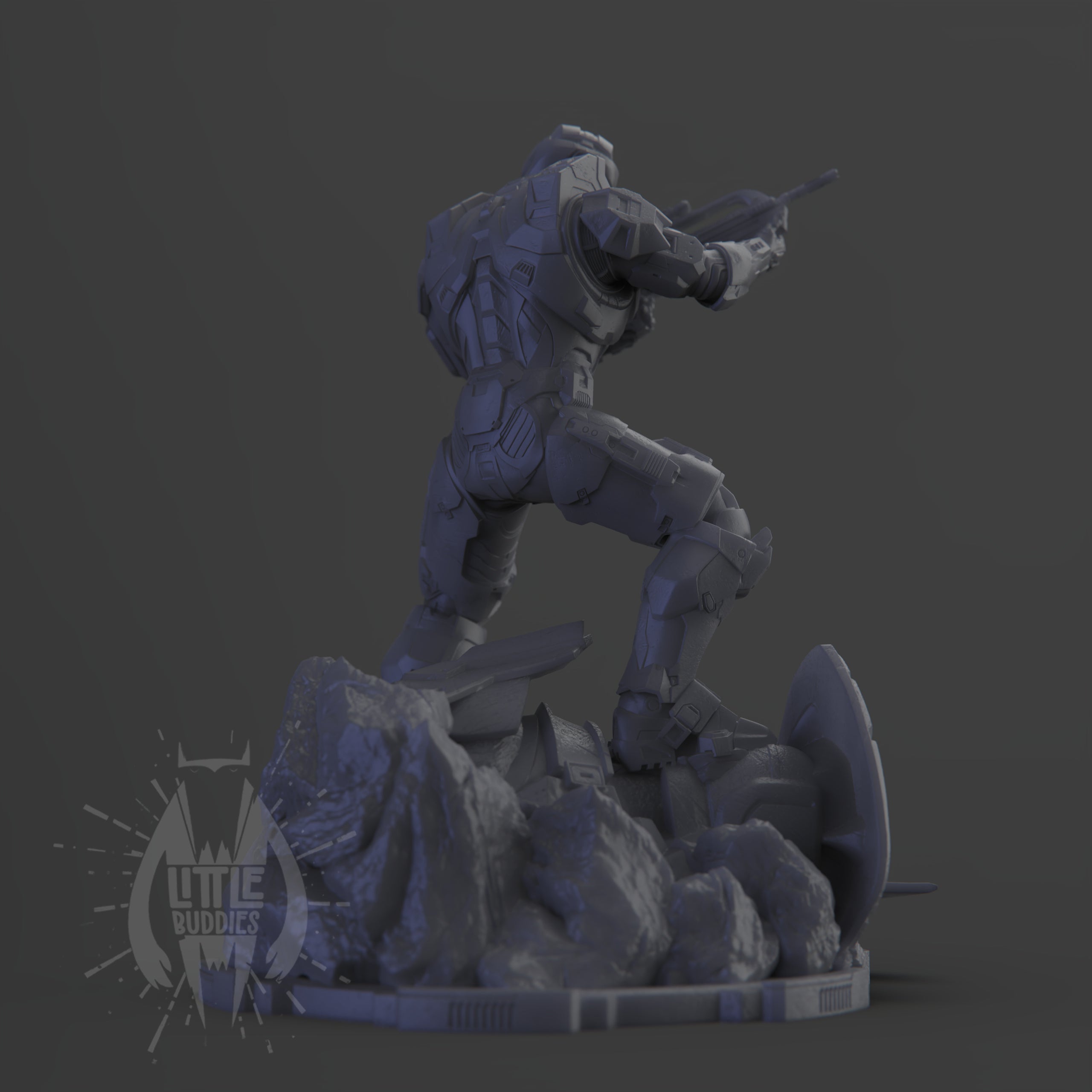 MasterCheif 3D printed collectible figure – limited edition