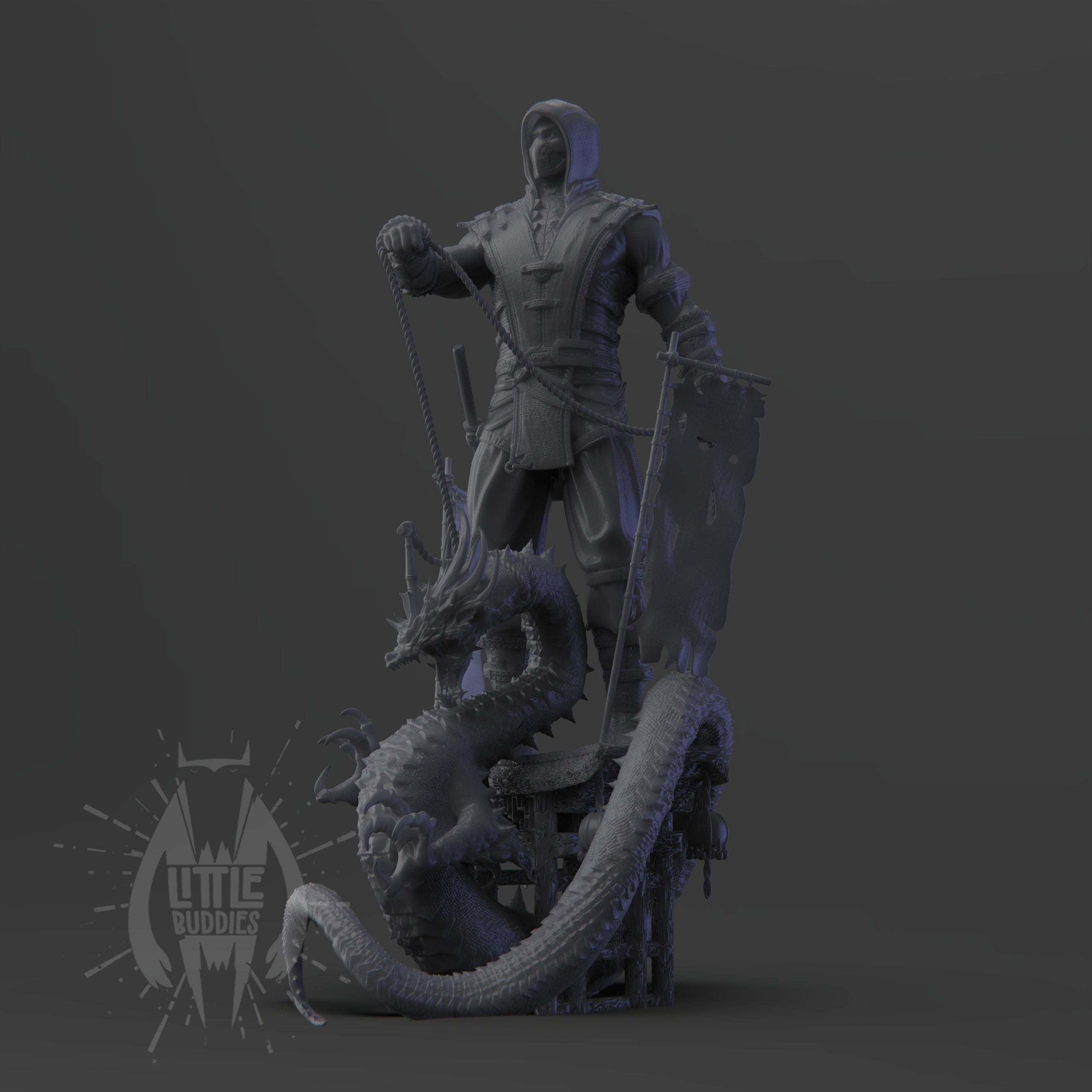 Scorpion 3D printed collectible figure – limited edition