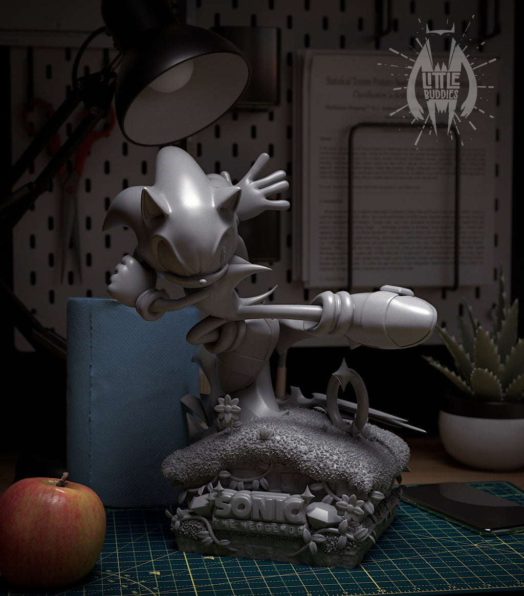 Sonic 3D printed collectible figure – limited edition