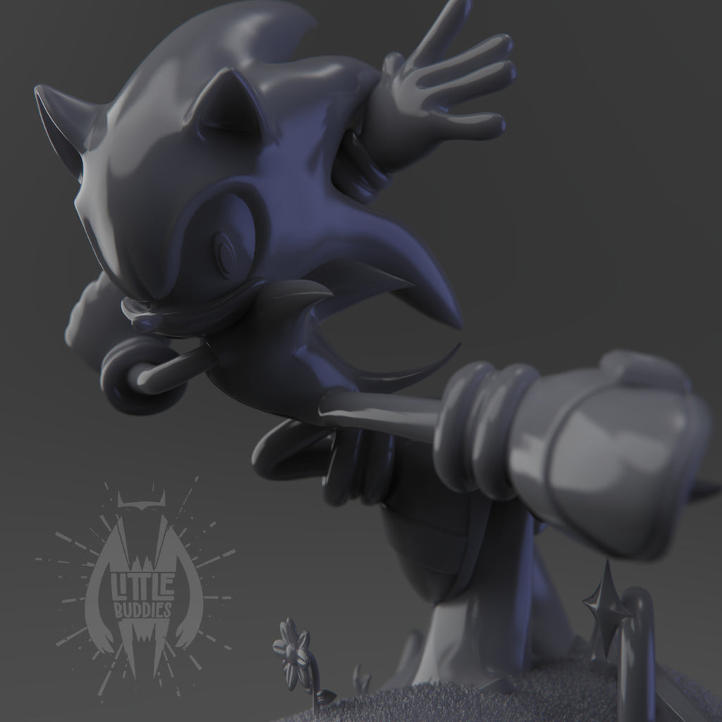 Sonic 3D printed collectible figure – limited edition