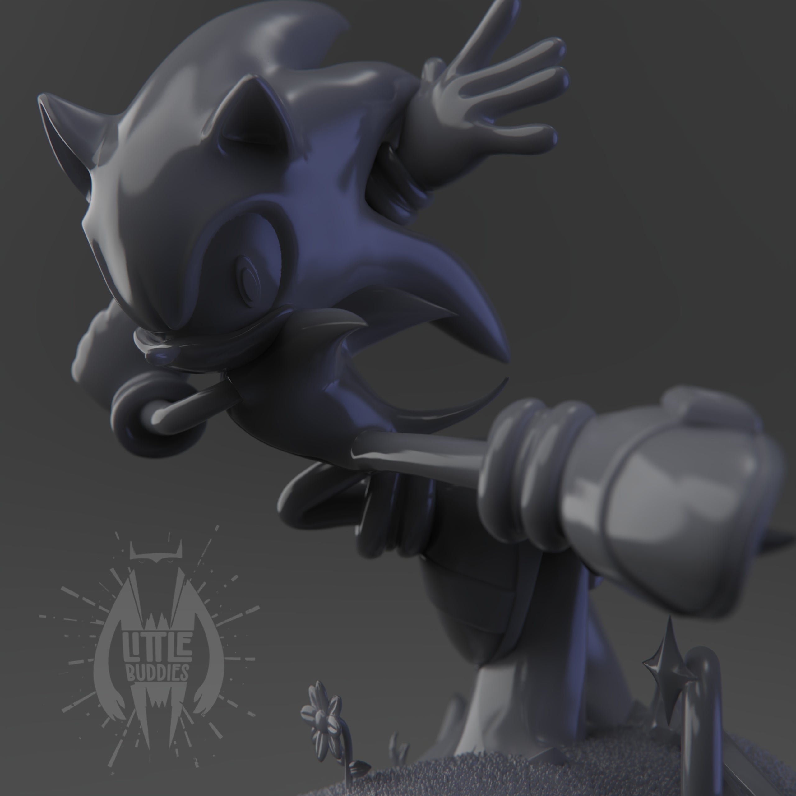 Sonic 3D printed collectible figure – limited edition
