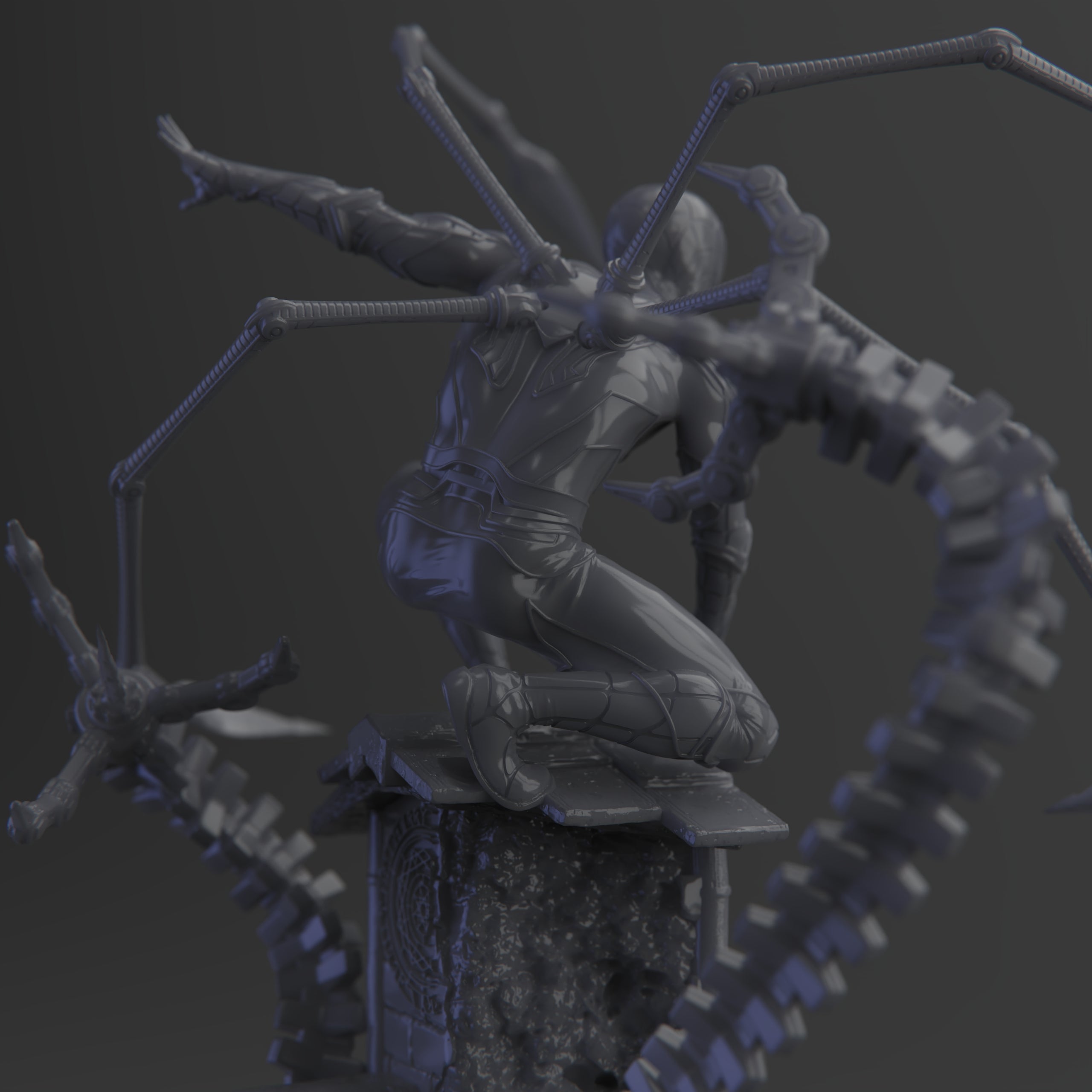 Spiderman 3D printed collectible figure – limited edition