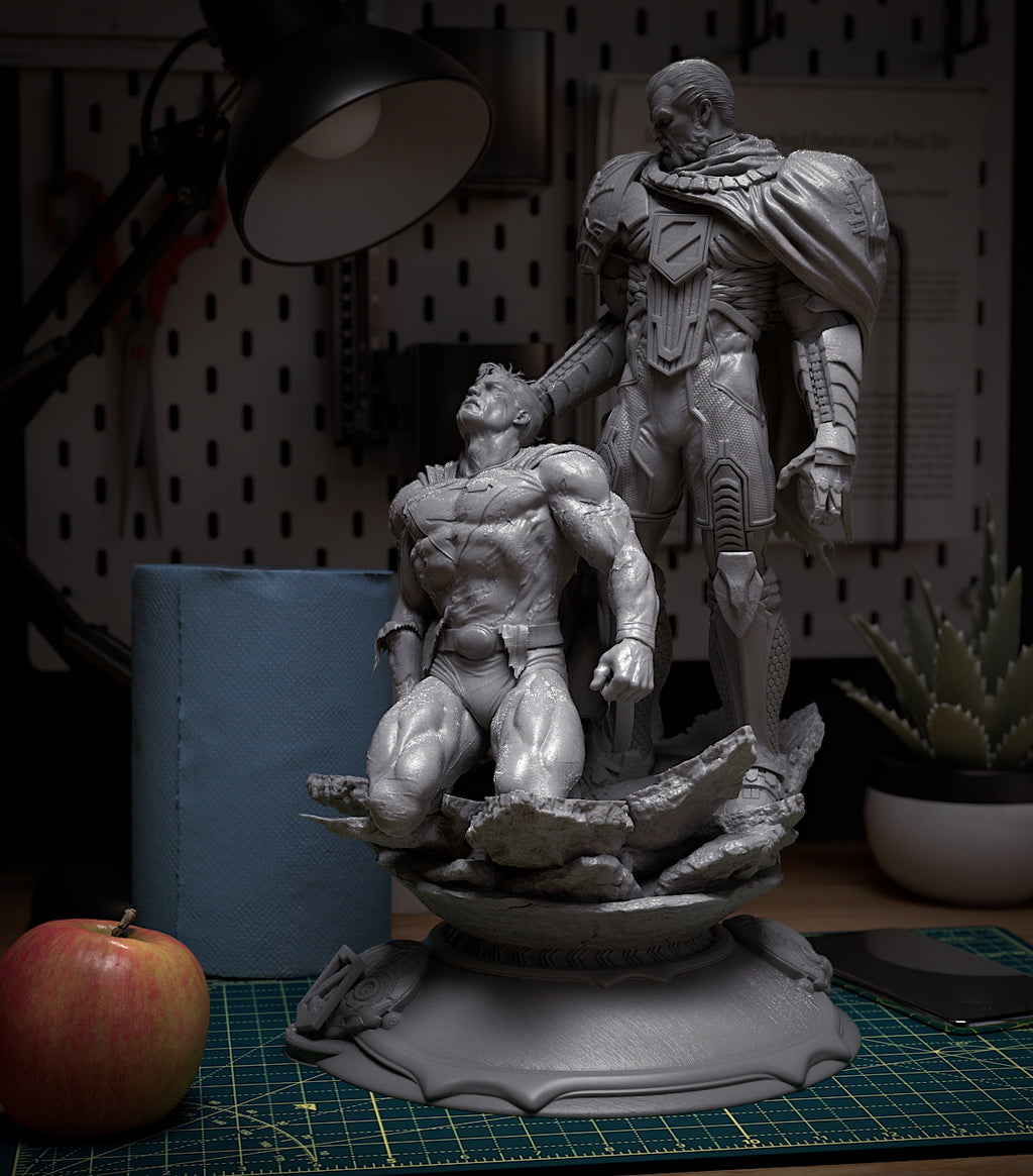 ZOD_Superman 3D printed collectible figure – limited edition