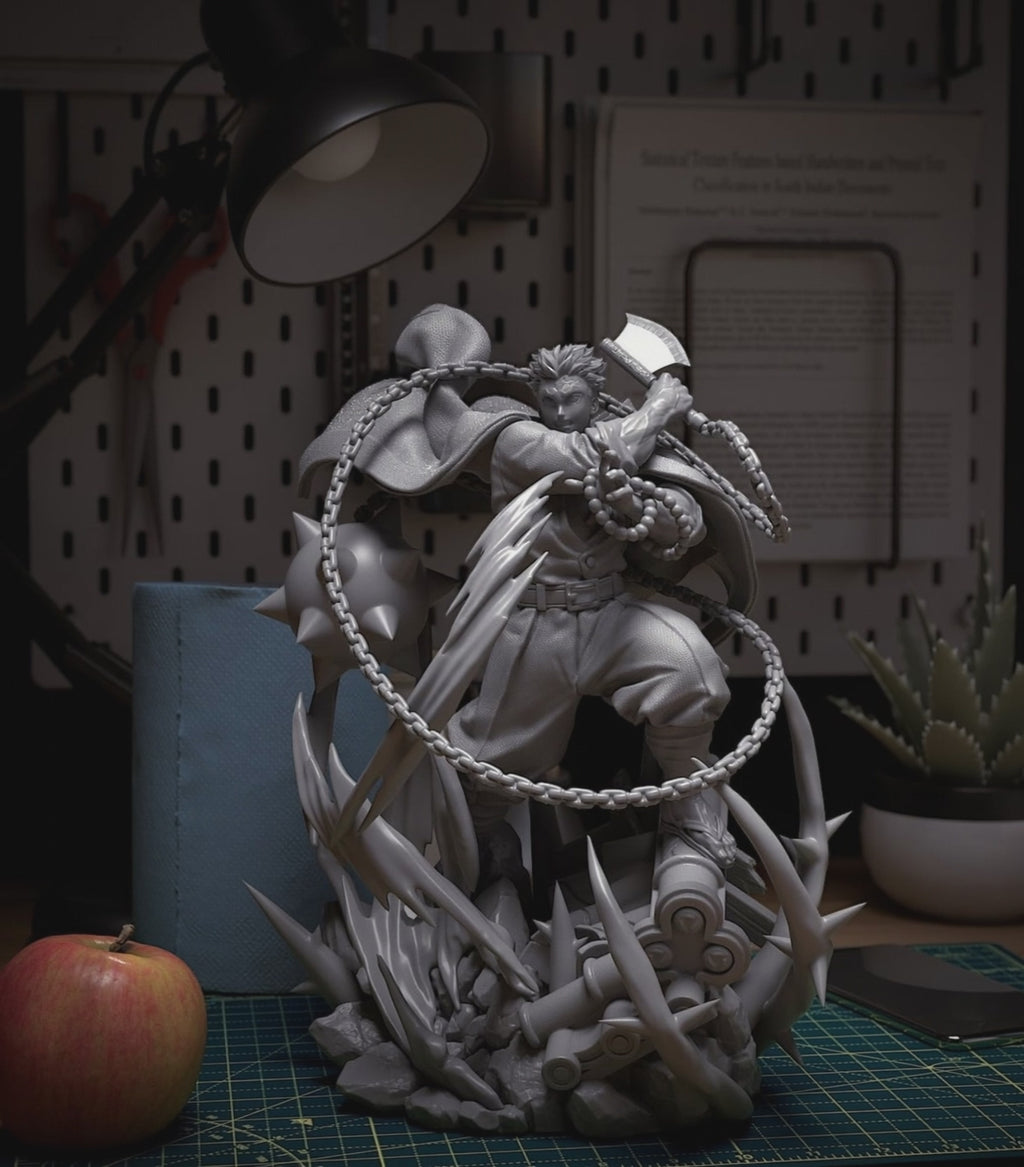 Gyomei (Demon Slayer) Collectible Figure – Limited 3D Printed Statue