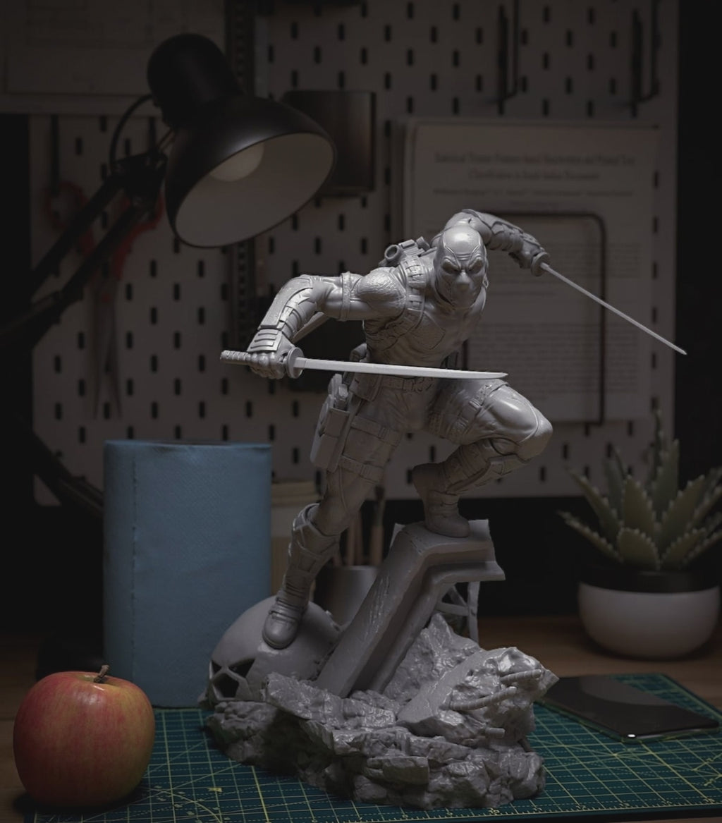 DeadPool Collectible Figure – Limited 3D Printed Statue